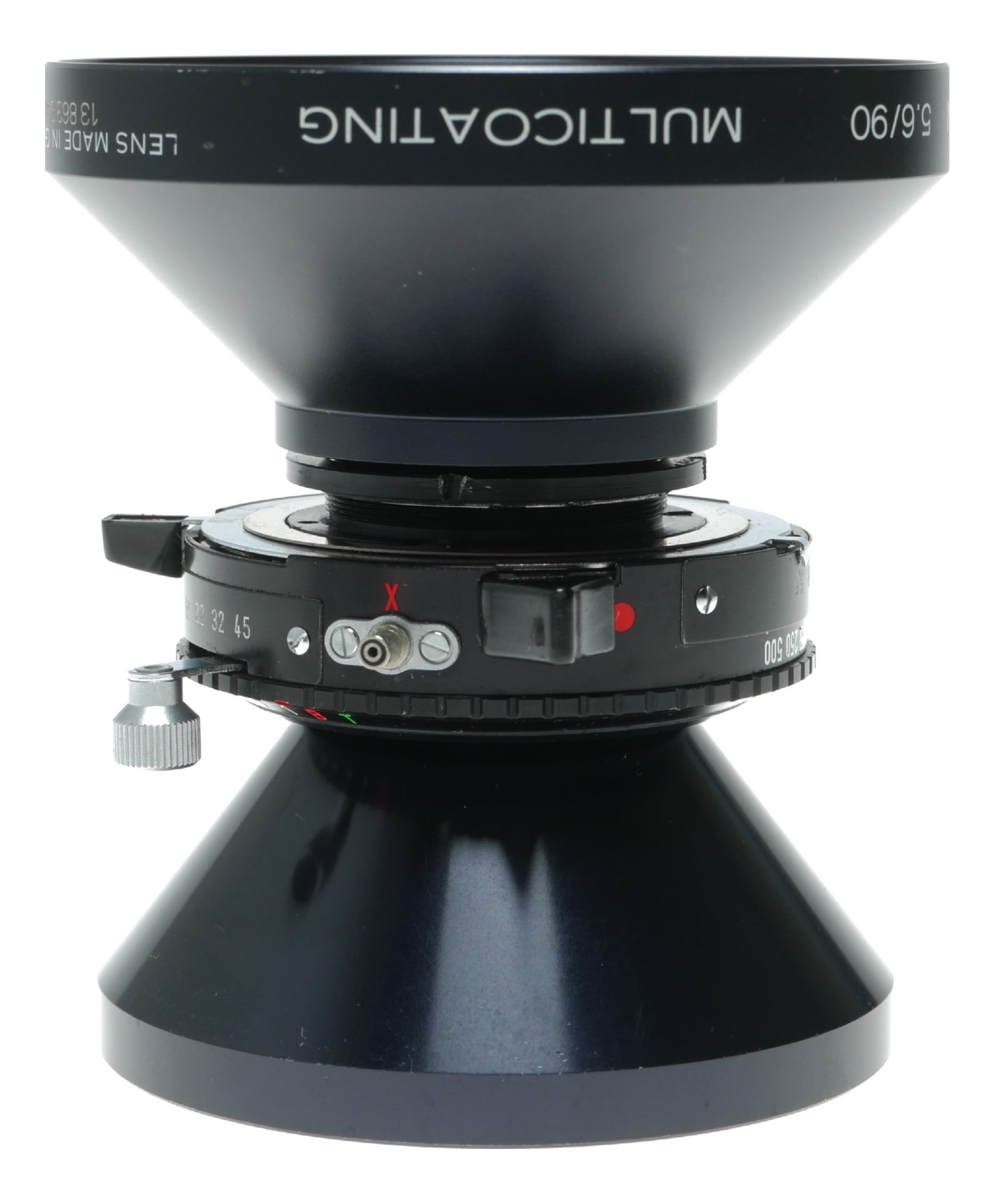 Schneider Kreuznach Super-Angulon 5.6/90mm f/5.6 Lens with Multi-Coating, Made in Germany and Japan - View 7