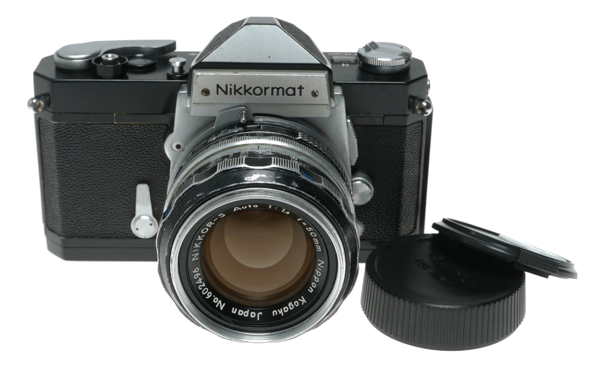 Nikkormat FT Vintage SLR Camera with Nikkor-S Auto 50mm f/1.4 Lens by Nippon Kogaku Japan