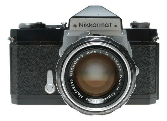 Nikkormat FT Vintage SLR Camera with Nikkor-S Auto 50mm f/1.4 Lens by Nippon Kogaku Japan - View 2