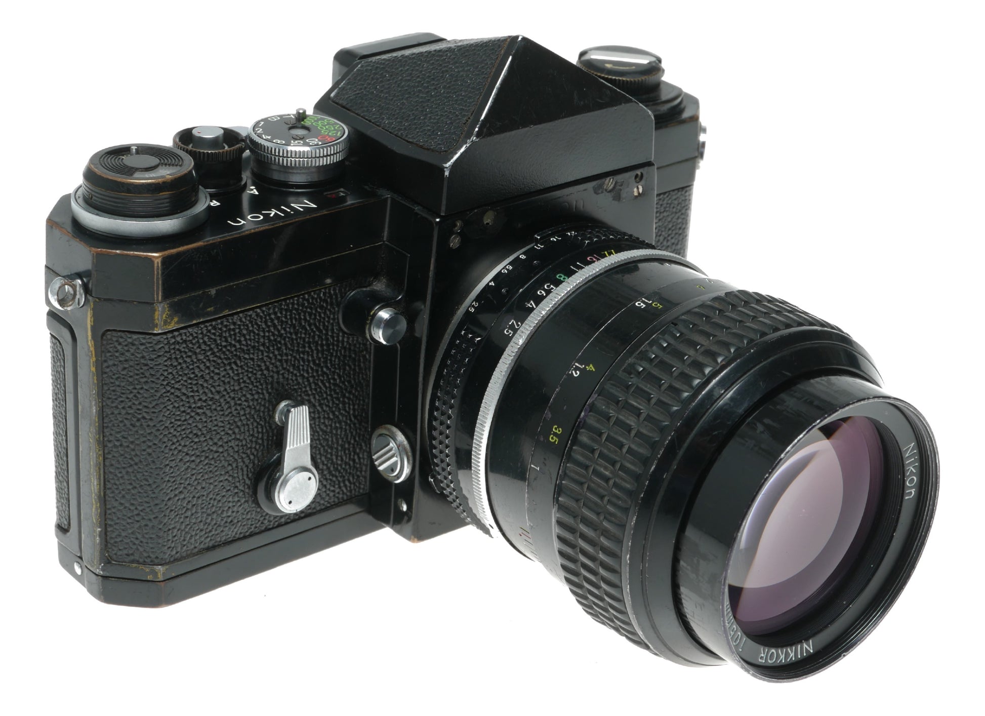 Nikon Nikkor 105mm f/2.5 Vintage Prime Lens Made in Japan - View 4