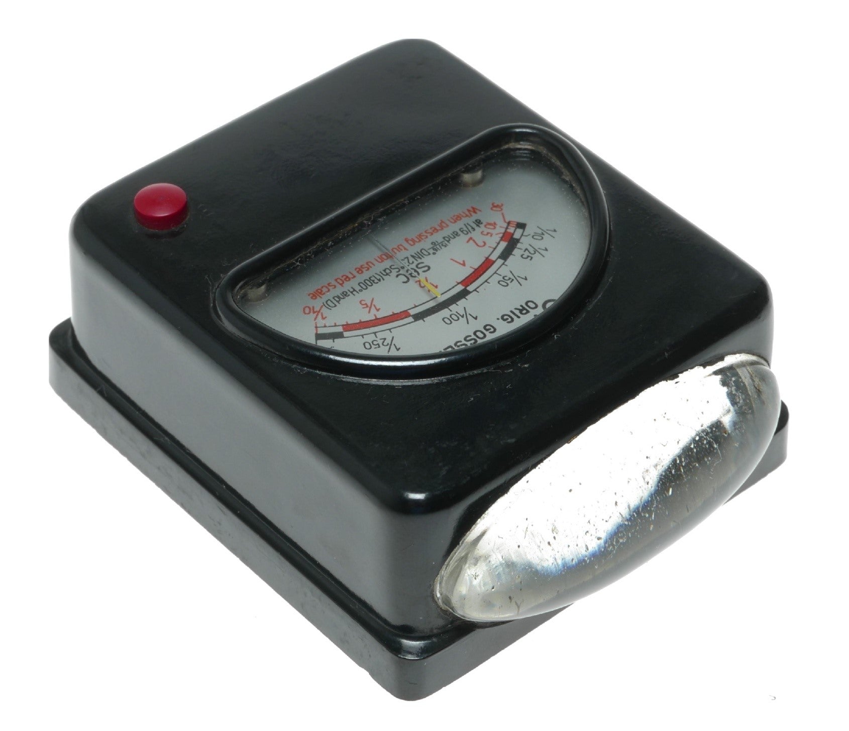 Gossen Ombrux Vintage Light Meter with Exposure Times and DIN Scale - Made in Germany - View 6