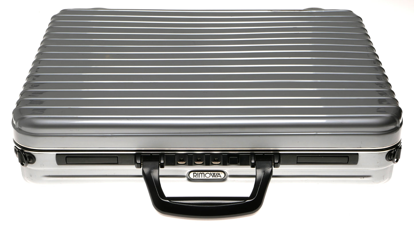 Rimowa Aluminum Ribbed Briefcase Case Combination Lock