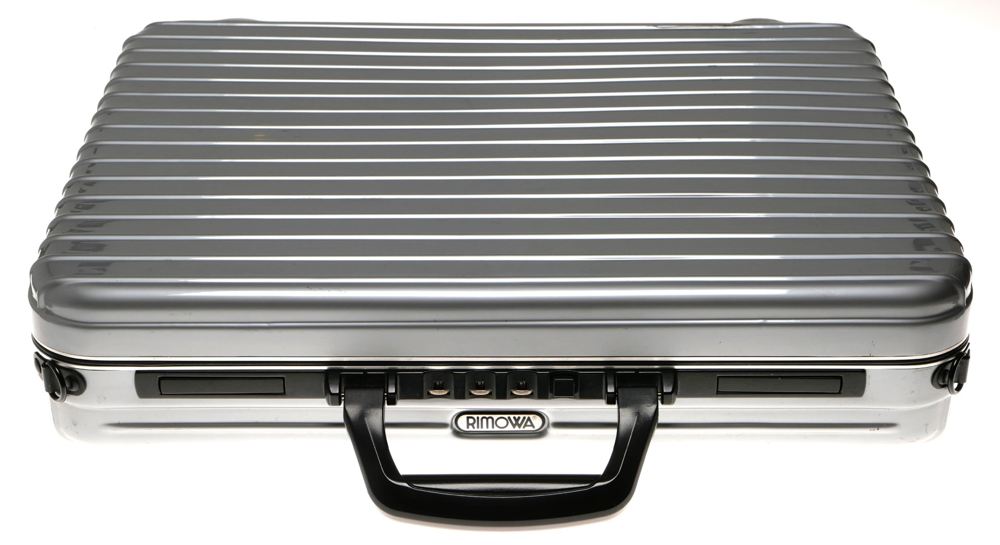 Rimowa Aluminum Ribbed Briefcase Case Combination Lock
