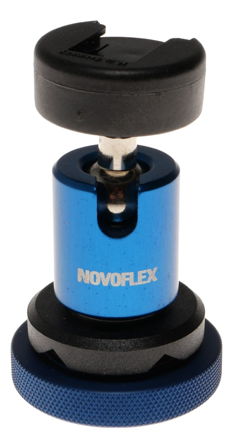 Novoflex Mini Ball Head Quick Release Tripod Mount Blue