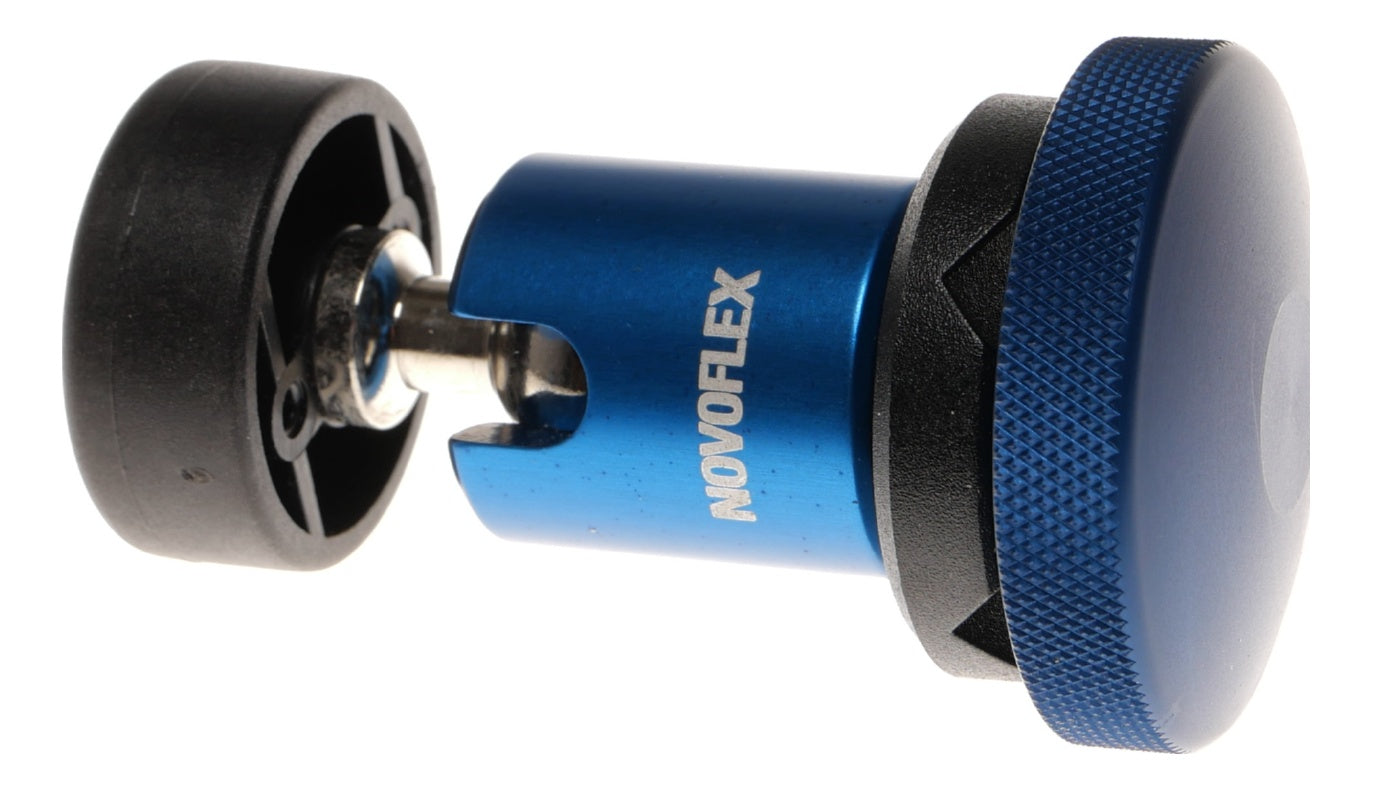 Novoflex Mini Ball Head Quick Release Tripod Mount Blue - View 6