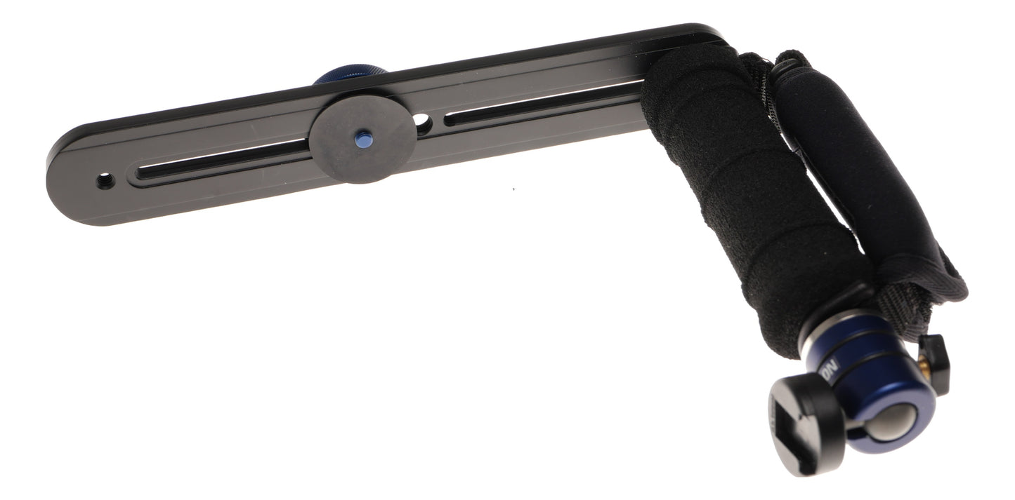 Novoflex Camera Bracket Grip with Blue Ball Head Mount - View 6