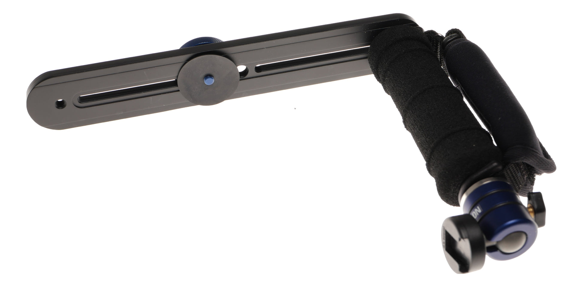 Novoflex Camera Bracket Grip with Blue Ball Head Mount - View 6