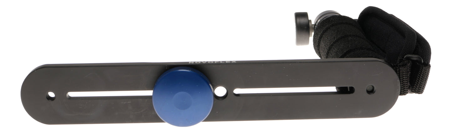 Novoflex Camera Bracket Grip with Blue Ball Head Mount - View 8