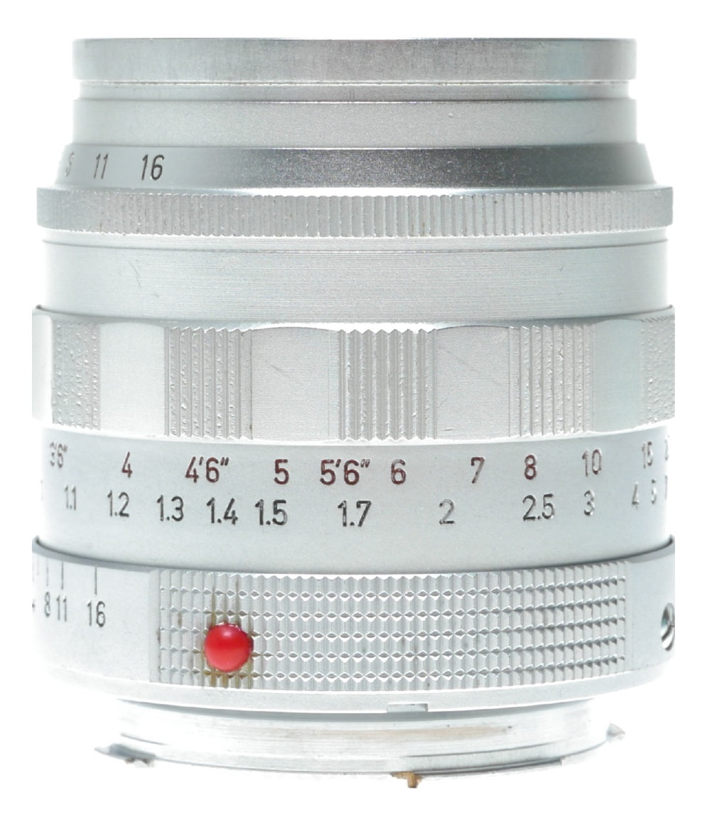 Leica Summilux 1.4/50 Reverse scallop chrome lens Rare