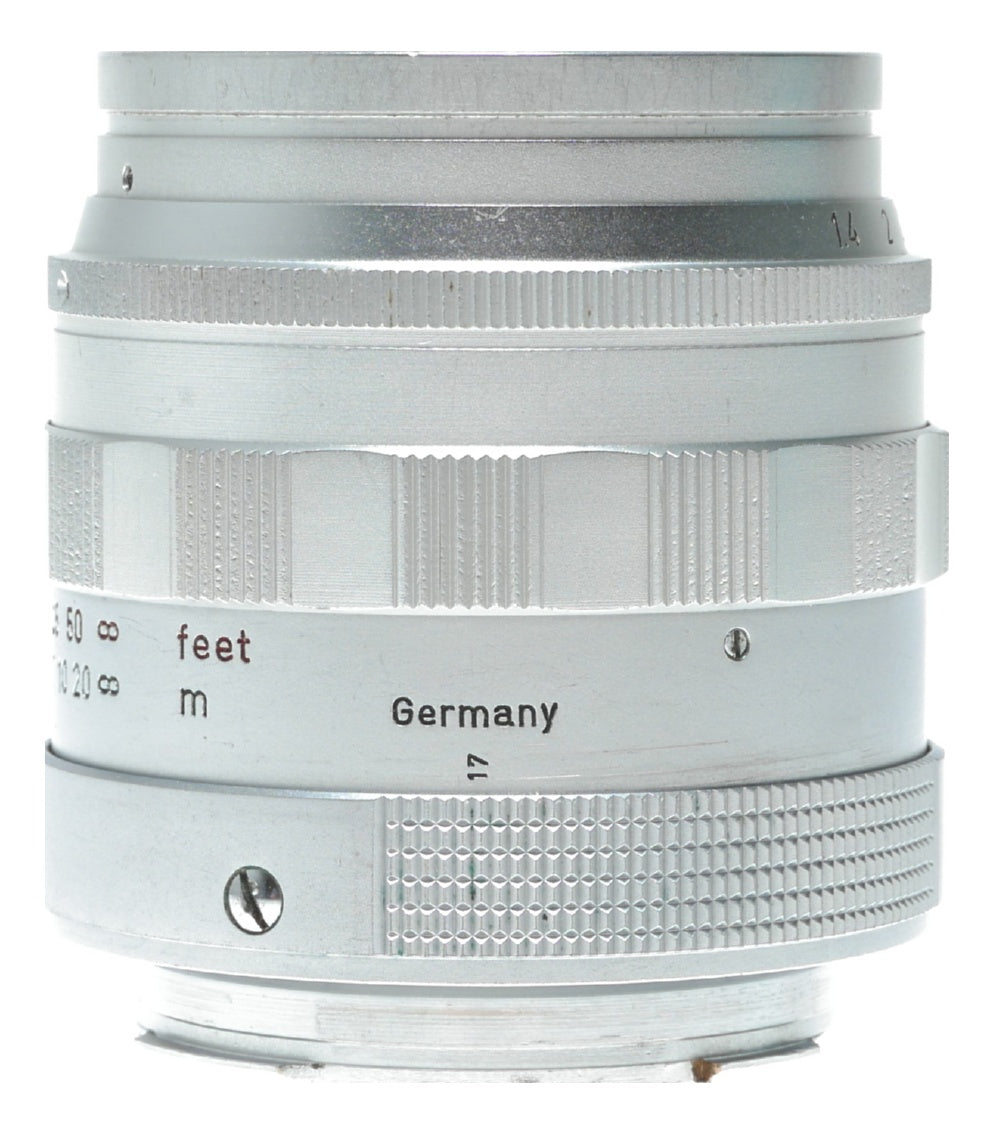 Leica Summilux 1.4/50 Reverse scallop chrome lens Rare