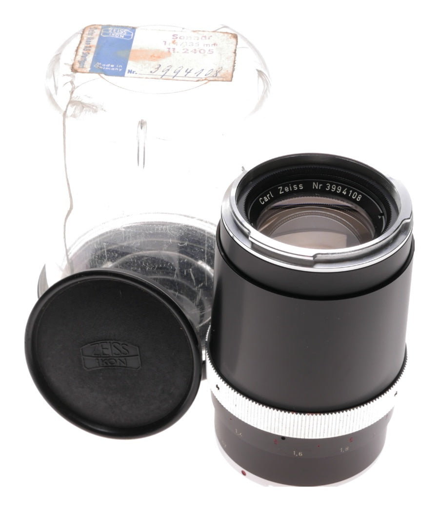 Carl Zeiss Contarex 1:4/135mm Sonnar F=135mm vintage SLR camera lens keeper