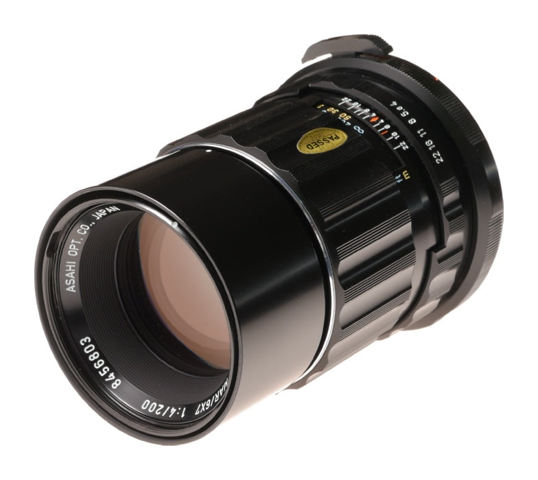 PENTAX 6x7 camera lens 4/200 SMC Takumar f=200mm f4 boxed Mint-