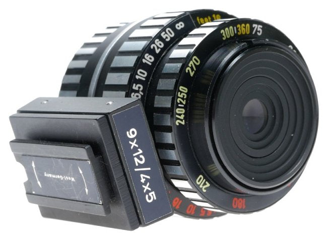 Linhof Universal multi focal 4x5 large format viewfinder Super Technika camera
