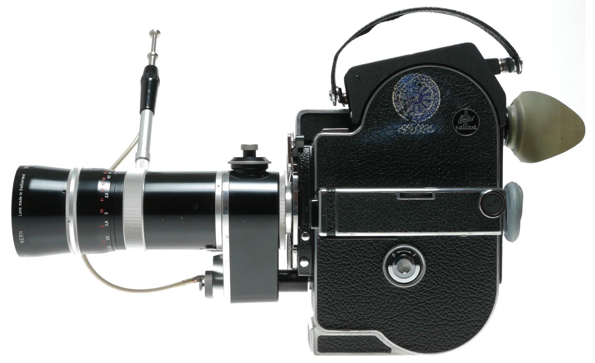 Bolex Rex 5 H16 Reflex 16mm cine camera Switar zoom