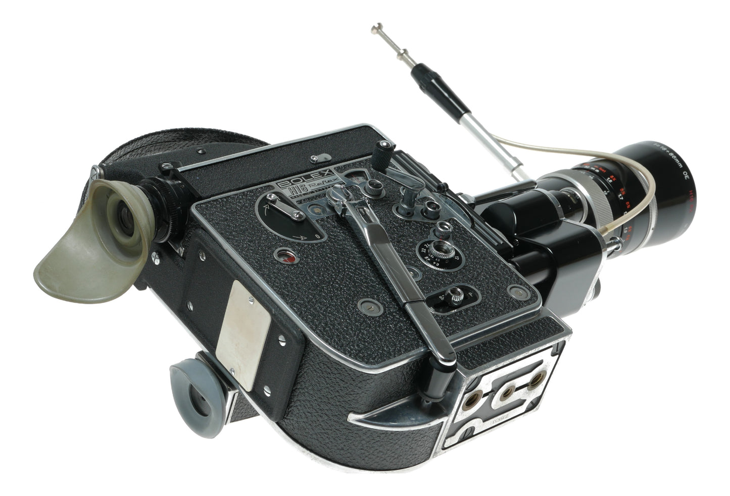 Bolex Rex 5 H16 Reflex 16mm cine camera Switar zoom