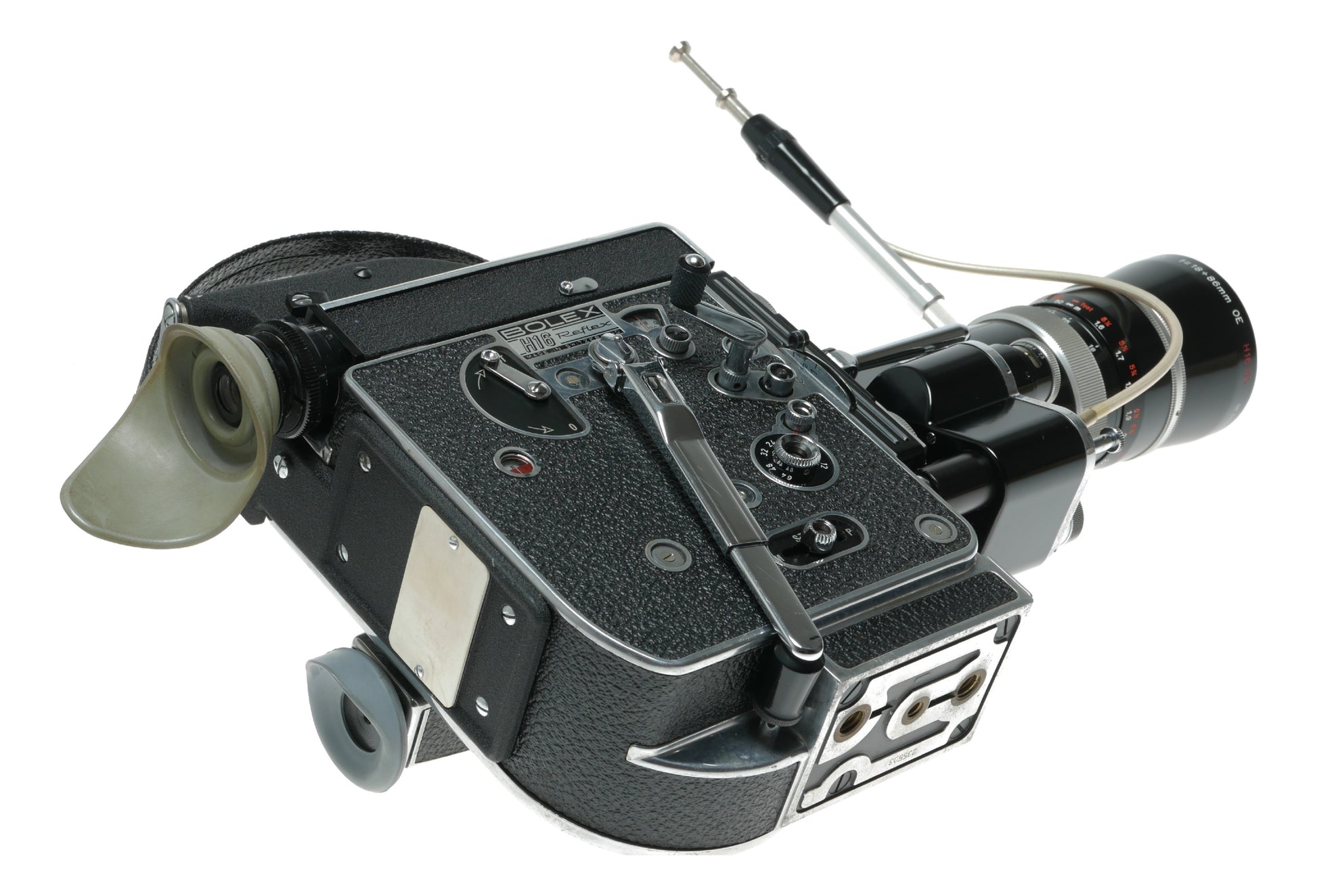Bolex Rex 5 H16 Reflex 16mm cine camera Switar zoom