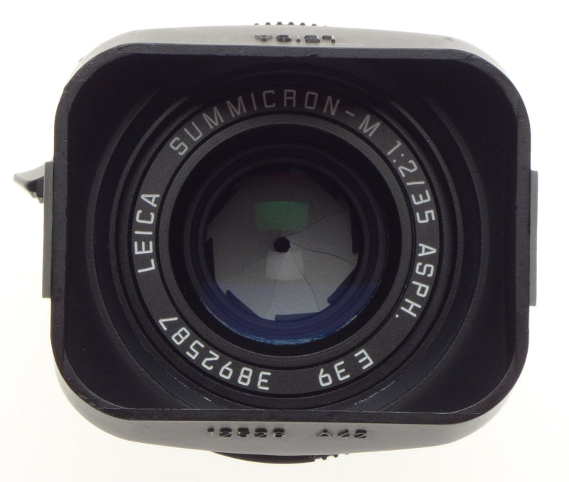 LEICA Summicron-M 1:2/35 ASPH. E39 f=35mm Wide angle camera lens caps hood BOKEH