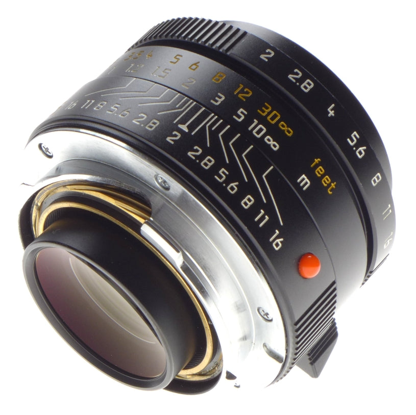 LEICA Summicron-M 1:2/35 ASPH. E39 f=35mm Wide angle camera lens caps hood BOKEH
