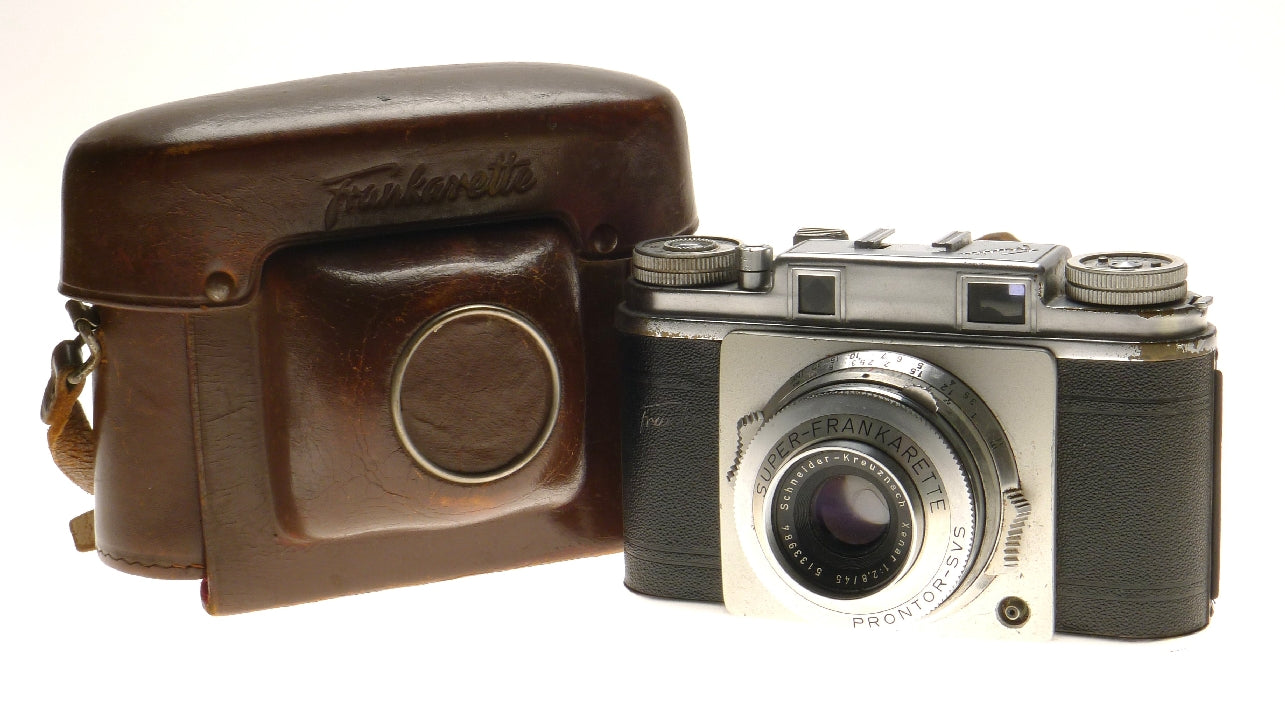 Franka Super Frankarette Ri Film Camera Schneider-kreuznach Xenar Lens 1: 2.8/45 - View 2