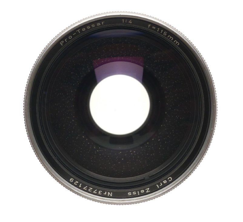 Carl Zeiss Pro-tessar 1:4 f=115mm Contaflex Lens s67 Uv Filter Shade Hood Cap