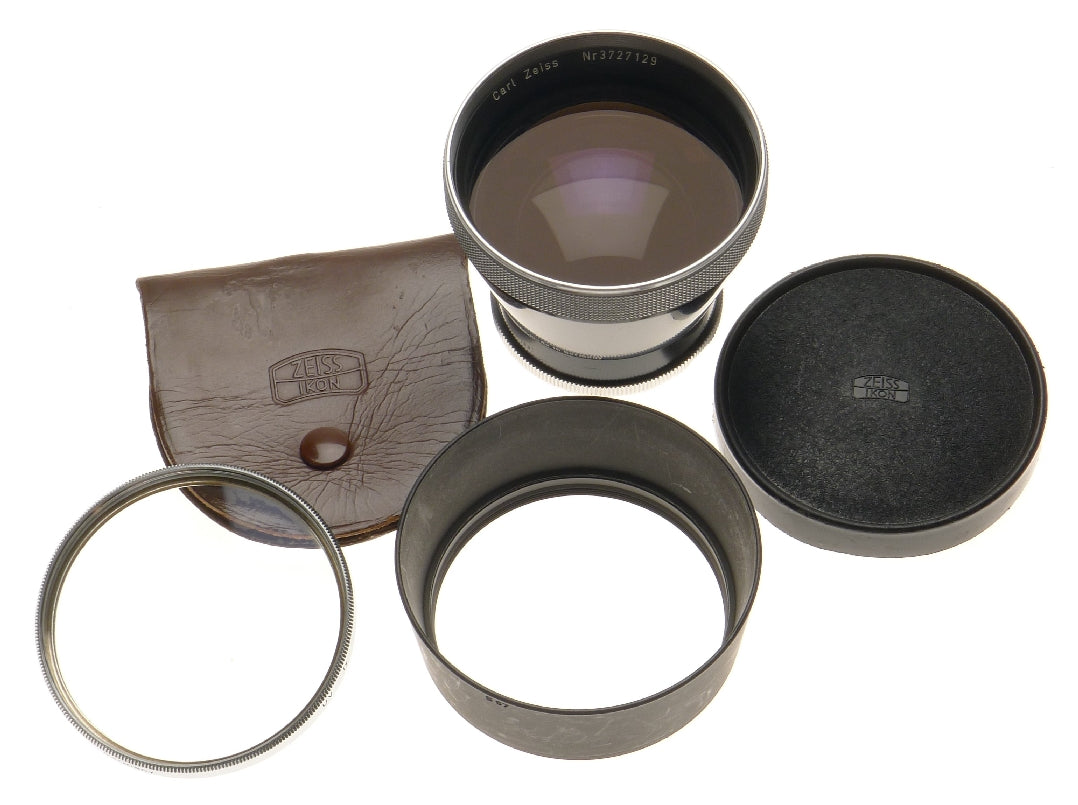Carl Zeiss Pro-tessar 1:4 f=115mm Contaflex Lens s67 Uv Filter Shade Hood Cap - View 2