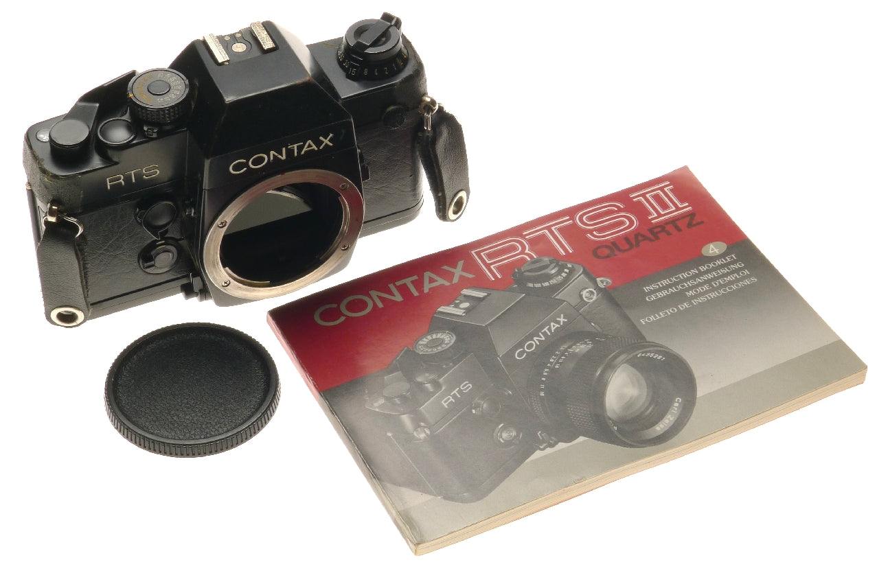 Contax Rts Ii Quartz 35mm Slr Film Camera Body Only Body Cap Instruction Manual - View 2