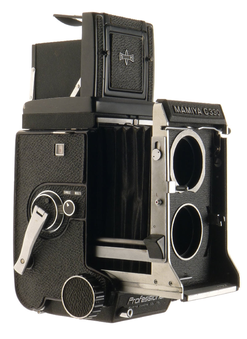 Mamiya c330 Professional Medium Format Tlr Rollfilm Camera Body ca.1970 - View 4