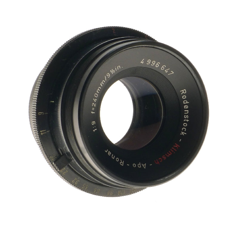 Rodenstock Apo-ronar 1:9 f=240mm sg240/300 Large Format Lens f9.5/12in - View 3