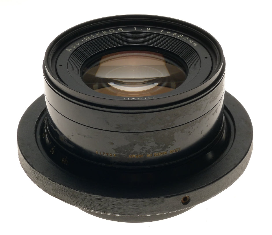 Nikon Apo-nikkor 1:9 f=480mm Large Format Process Lens Front Rear Caps - View 5