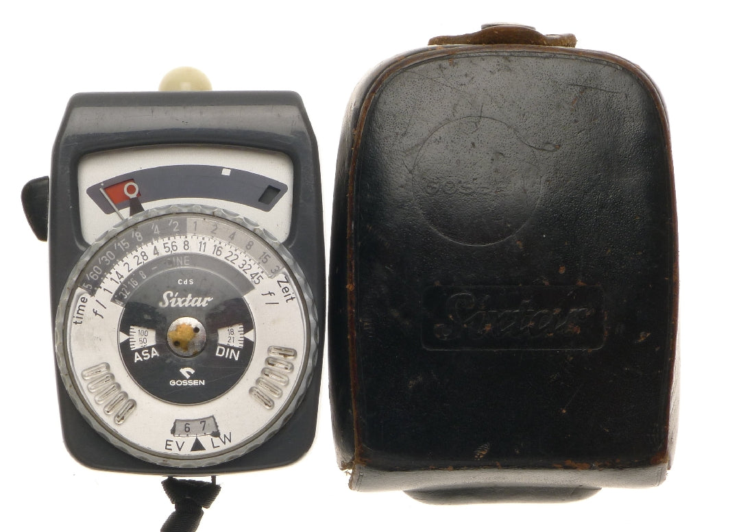 Gossen Sixtar Cds Exposure Meter Cinematography Original Leather Pouch Untested - View 2