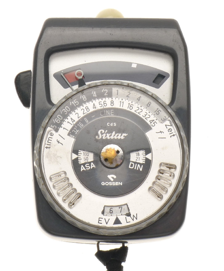Gossen Sixtar Cds Exposure Meter Cinematography Original Leather Pouch Untested - View 3