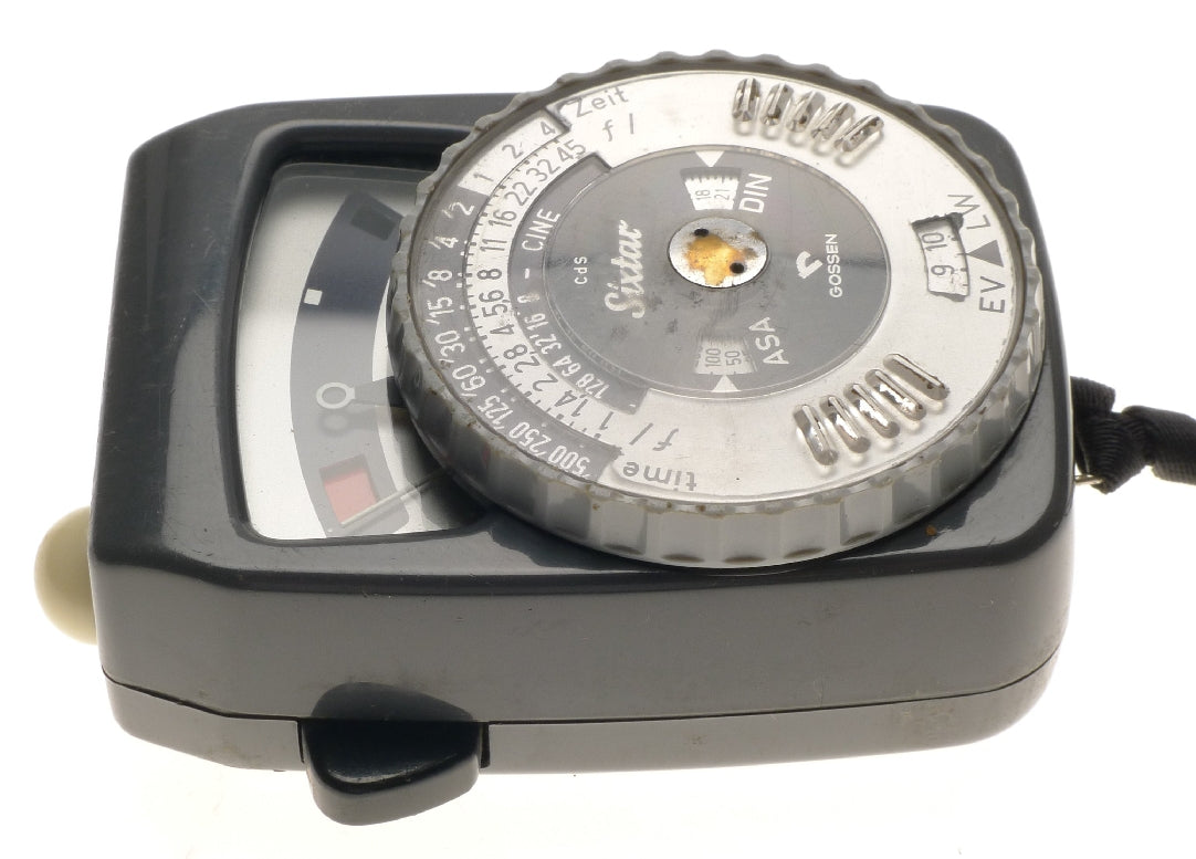Gossen Sixtar Cds Exposure Meter Cinematography Original Leather Pouch Untested - View 5