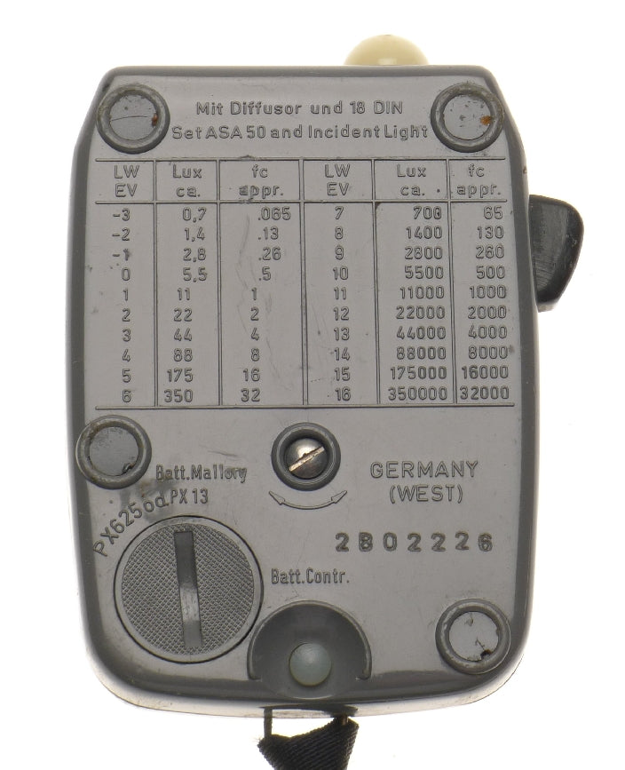 Gossen Sixtar Cds Exposure Meter Cinematography Original Leather Pouch Untested - View 6
