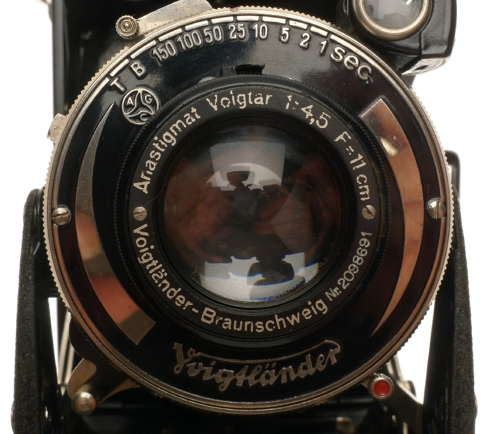 Voigtlander-braunschweig Bessa Bellows Camera Anastigmat Voigtar 1:4.5 f=11cm - View 4