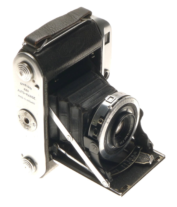 Houghton-butcher Ensign 220 Autorange Folding Camera 75mm Ensar f4.5 Anastigmat - View 5