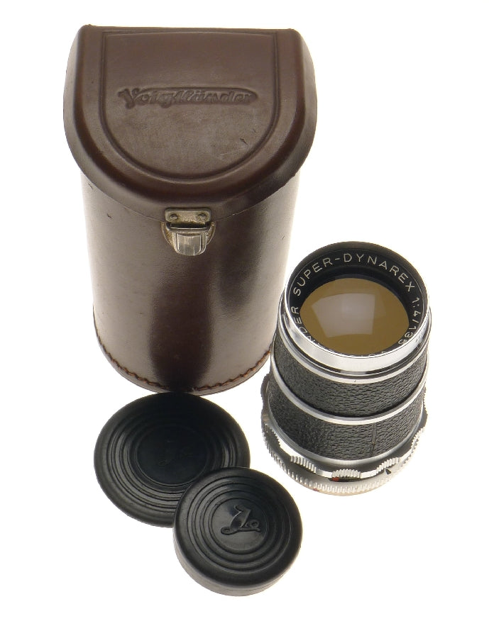 Voigtlander Super-dynarex 1:4/135 Telephoto Prime Lens Caps Keeper