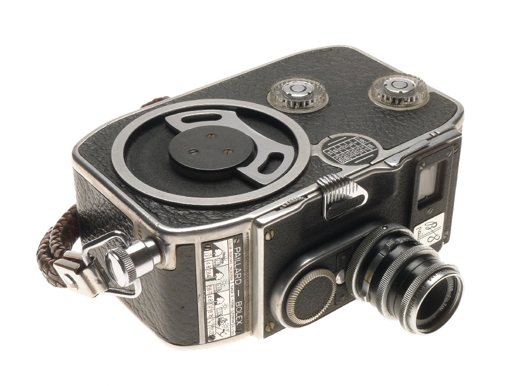 Bolex b8 Twin Lens Cine Camera Yvar Filtin 1:2.8 f=12.5mm f=36mm Parallax Prisms - View 3