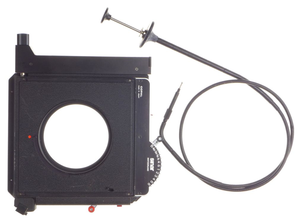 SINAR DB Automatic Copal Shutter auto aperature large format long cable release