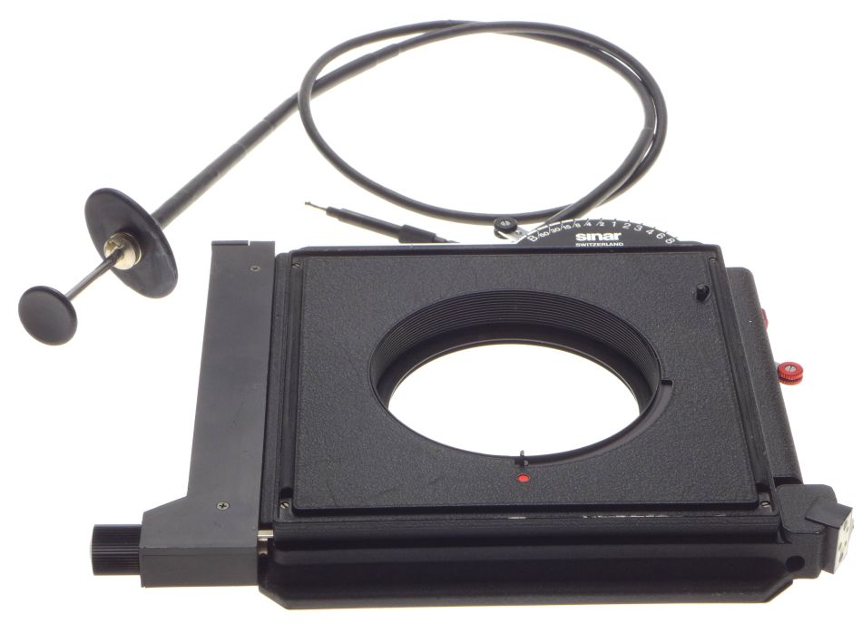 SINAR DB Automatic Copal Shutter auto aperature large format long cable release