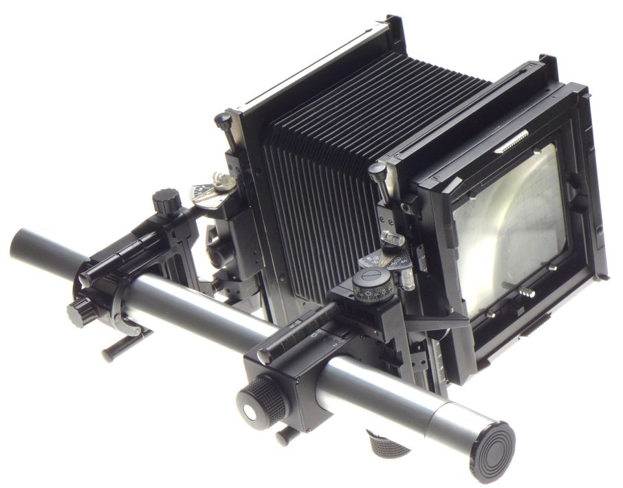 Sinar 4x5 F1 large format monorail field camera cased