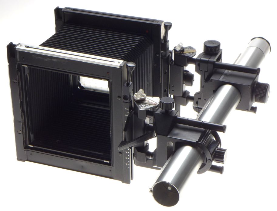 Sinar 4x5 F1 large format monorail field camera cased