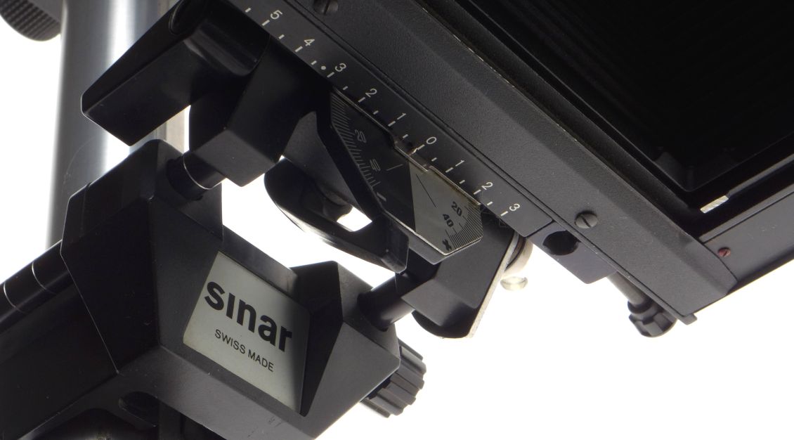 Sinar 4x5 F1 large format monorail field camera cased