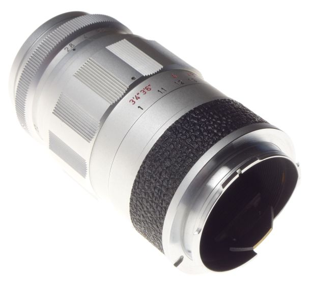 ELMARIT 2.8/90 Leitz Leica M camera lens RF Mint leather case Museum condition