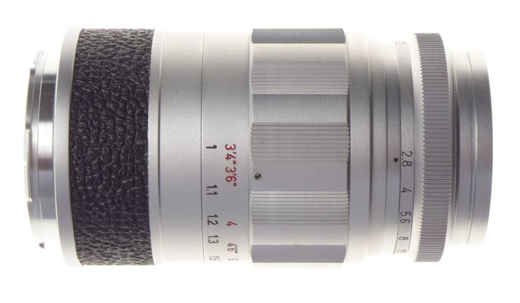 ELMARIT 2.8/90 Leitz Leica M camera lens RF Mint leather case Museum condition