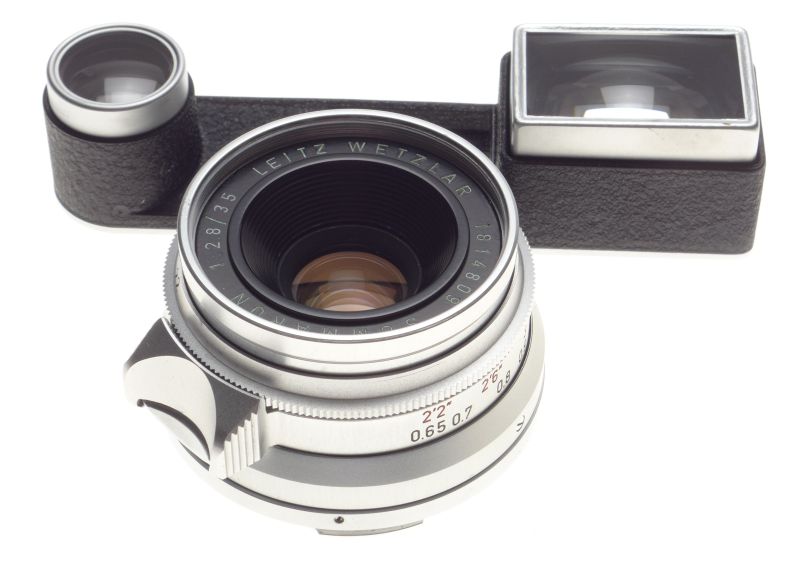 Leica SIMWO-M Germany Summaron 2.8/35 Rare Eyes F=35mm Mint Lens Box Museum Cond
