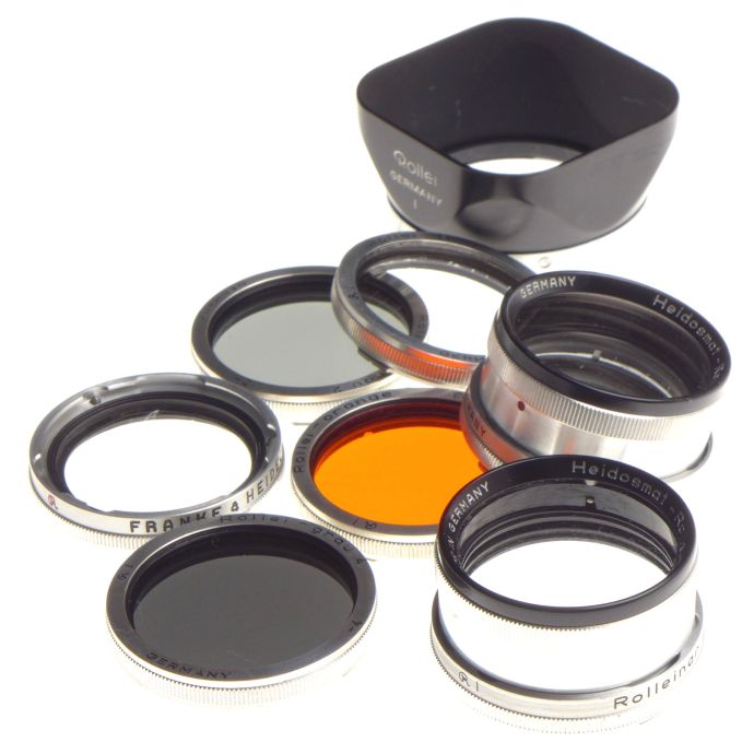 Rolleiflex Bay I Filter Kit Museum condition 2x Rolleinar Set 5x Lens Hood cased