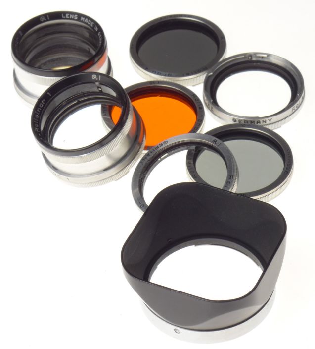 Rolleiflex Bay I Filter Kit Museum condition 2x Rolleinar Set 5x Lens Hood cased
