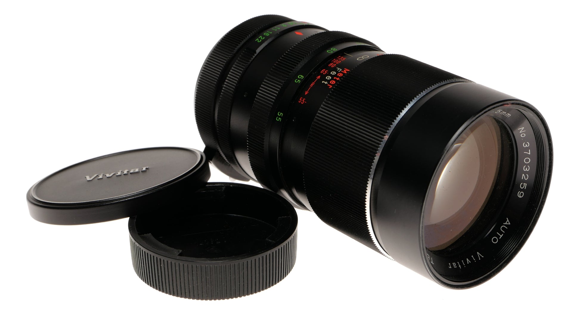 Vivitar 55-135mm f/3.5 Tele-Zoom Auto Lens with Meter
