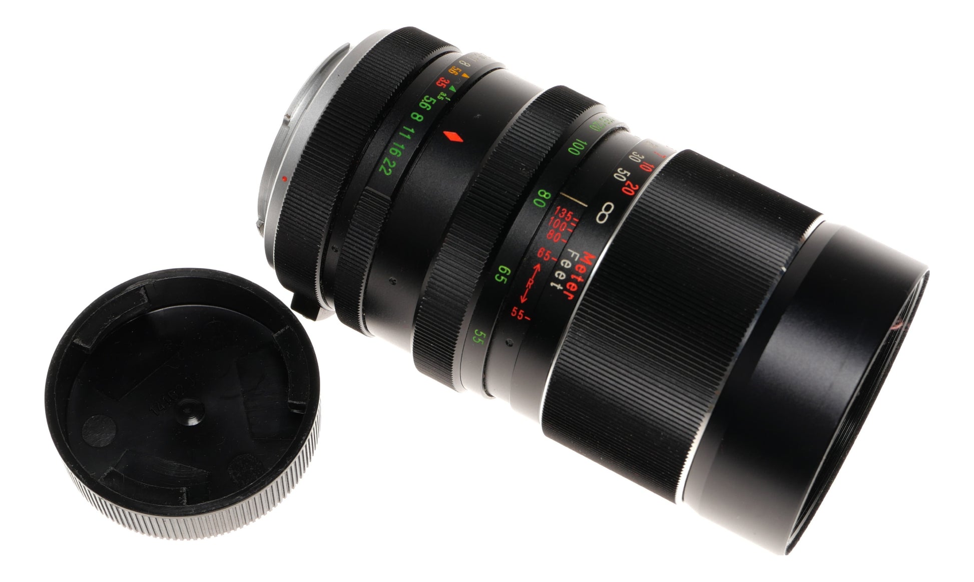 Vivitar 55-135mm f/3.5 Tele-Zoom Auto Lens with Meter - View 2