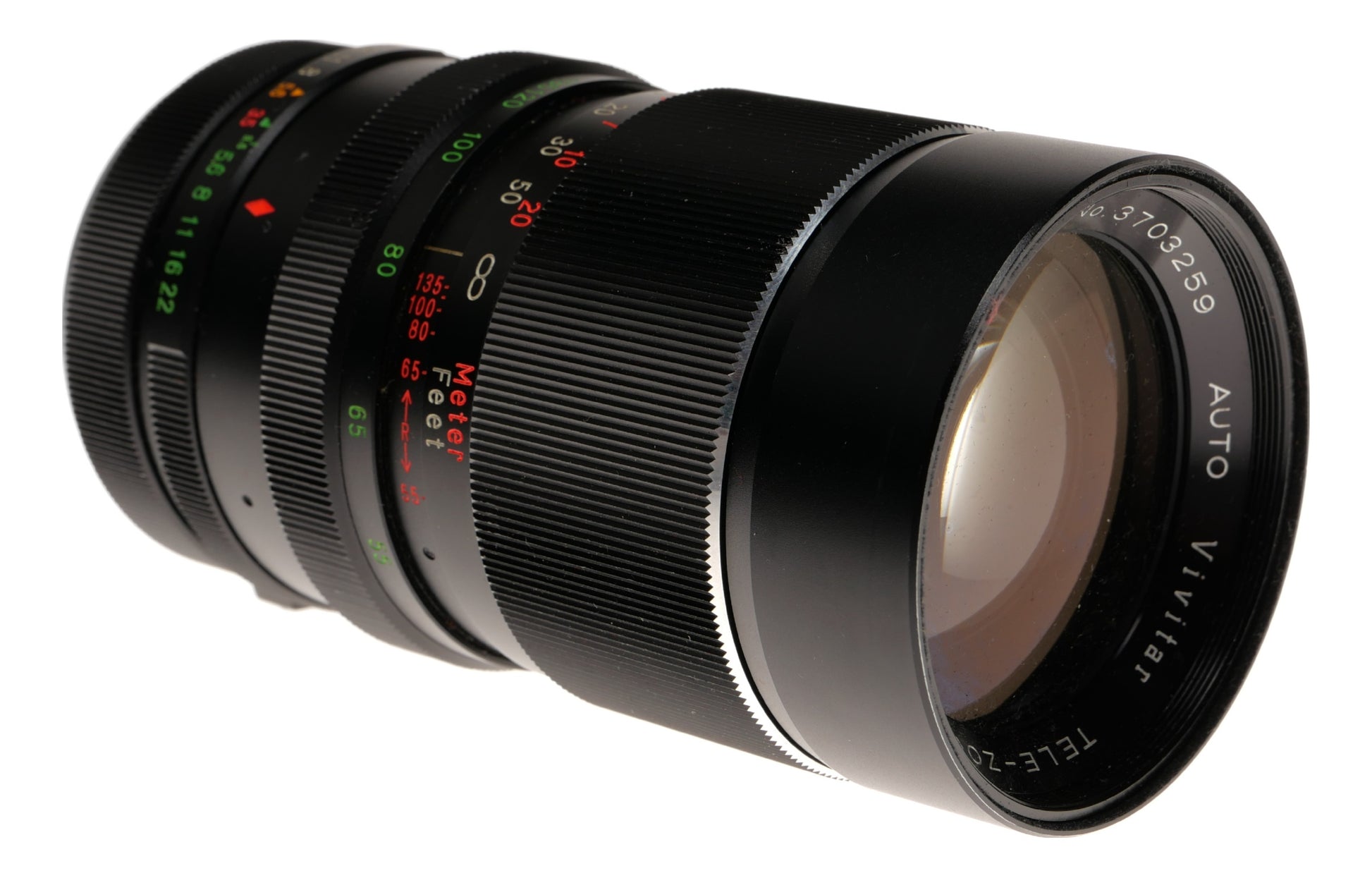 Vivitar 55-135mm f/3.5 Tele-Zoom Auto Lens with Meter - View 5